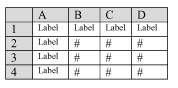 Spreadsheet example - linked to text description.