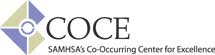logo for SAMHSA's Co-Occurring Center for Excellence (COCE) - click to view Web site