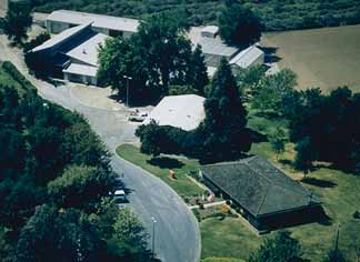 Aerial view of the Lockeford Plant Materials Center