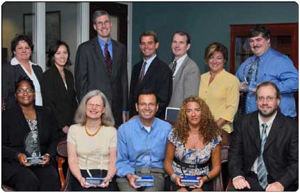 photo of Science and Service Award winners