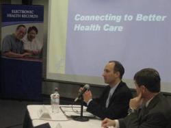 Deputy Secretary Troy meets with community leaders and stakeholders to discuss the Center for Medicare & Medicaid Services’ five-year electronic health records demonstration project.