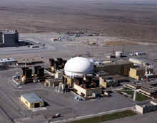 Aerial view of Hanford's Fast Flux Test Facility