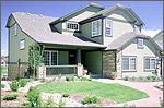 Photo of a Building America home designated as built green.