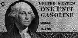 Image of gasoline ration coupons that were printed but never issued during 1979 gasoline emergency