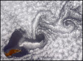 Atmospheric Vortices near Guadalupe Island