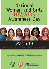 Nationa Women and Girls HIV/AIDS Awareness Day 2008 Poster