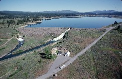 interactive photo:  Boca Dam and Reservoir, click for larger photo