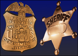 FBI Badge, Local sheriff badge