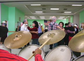 Dancing at the Belen Senior Center
