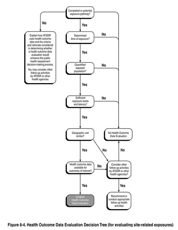 Figure 8-4. Health Outcome Data Evaluation Decision Tree
