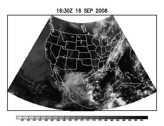 Satellite animations for North America