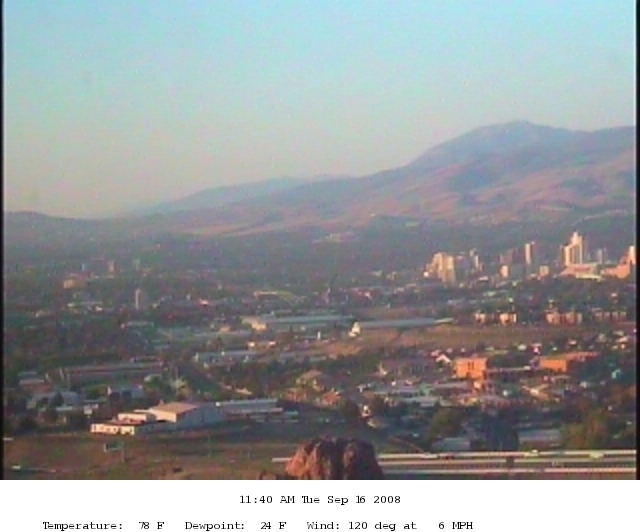 Webcam image of Reno, NV