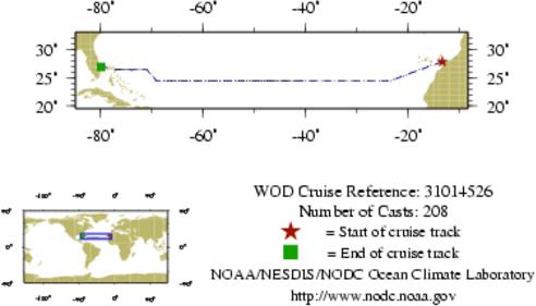 NODC Cruise 31-14526 Information
