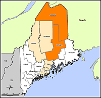 Map of Declared Counties for Disaster 1755