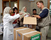 USAID distributes aid to Iraqis in Baghdad.