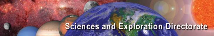 Sciences and Exploration Directorate banner