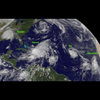 Satellite image of Atlantic Storms