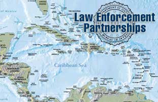 Caribbean Map/Law Enforcement Partnerships