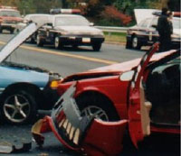Photograph of accident