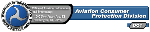 Aviation Consumer Protection Division Graphic