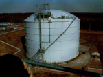 Liquefied Natural Gas Tank under construction