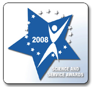 2008 Science and Service Awards logo - click to view Web site