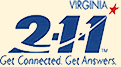 Virginia 2-1-1 logo