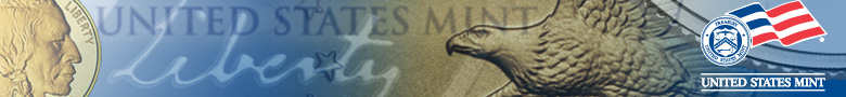 United States Mint Banner Ad and Logo