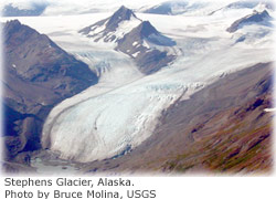 Picture of Stephens Glacier, Alaska.