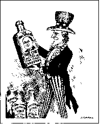 1906 cartoon about the "Wiley Act"