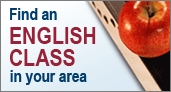 Find an English Class in your area
