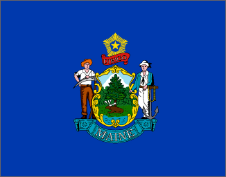 Maine State Flag