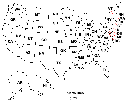 U.S. Map