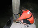 USGS scientists will be installing storm surge sensors to prepare for Hurricane Ike..