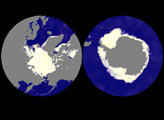 AMSR-E measures sea ice extents