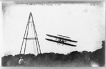 Orville Wright flying at Fort Myer, Virginia, July 1, 1909.