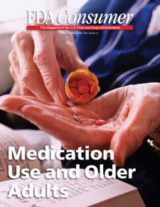 cover art shows elderly hands holding a bottle of pills