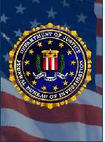 Graphic of the FBI Seal on a U.S. Flag