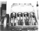 An inside view of the engine