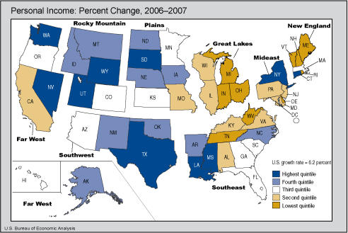 Map of US