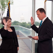 Elisse B. Walter is sworn in as a new SEC Commissioner