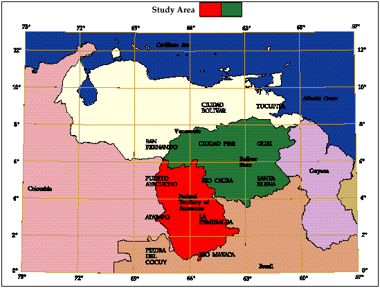 Map of study area