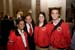 Deputy Assistant to the President and Director, USA Freedom Corps Henry Lozano stops for a picture with AmeriCorps City Year members at a White House event celebrating National Volunteer Week on April 29, 2008.