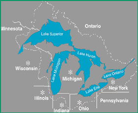 The Great Lakes (Superior, Michigan, Huron, Erie, and Ontario) are an important part of the physical and cultural heritage of North America.