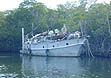 photo of ship with many many items on it