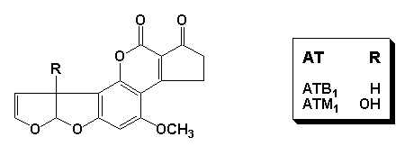 {Aflatoxin B1 and M1}