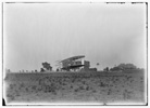  Flight 19: Orville piloting, covering a distance of 356 feet, machine close to the ground; Huffman Prairie, Dayton, Ohio 
