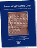 Imagen de la cubierta de" Measuring Healthy Days monograph"