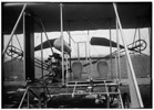  Close-up view of airplane, including the pilot and passenger seats