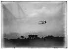  Side view of flight 45, Orville flying to the left at a considerable height; Huffman Prairie, Dayton, Ohio 
